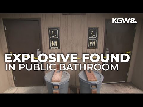 YouTube video thumbnail: Explosive Found in State Park Bathroom; Oregon Police Say No One Was Hurt