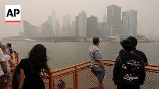 YouTube video thumbnail: Wildfire Smoke Covers New York, Chicago and Much of the US East Coast