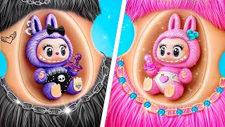LABUBU Became Mommies! Ideas for LOL OMG Dolls