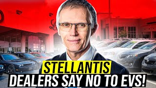 Stellantis Dealers Don't Want To SELL ANYMORE EVs! They Rather FULL GAS Vehicle Lots!