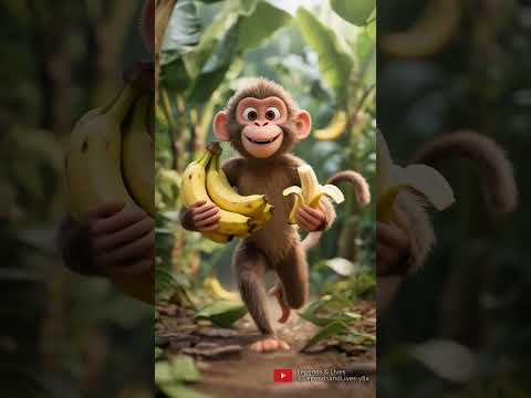 Monkey Steals Bananas and Hurts Corgi — Orange Cat’s Rocket Banana Tree Trap Explodes! 🐒🍌🚀  #cutdog