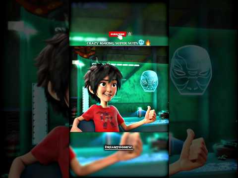 Hiro Crazy Making super Suits 🥶🔥 | Big Hero 6 edit | #edit #shorts #bighero6 #animation @Dreamtoonew