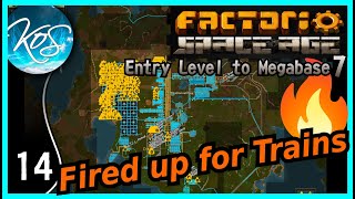 Factorio Entry Level to Megabase 7, Ep 14 Train Games (Space Age DLC)