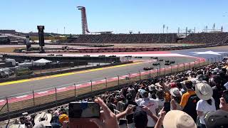 2025 US Grand Prix First Lap Turn 12