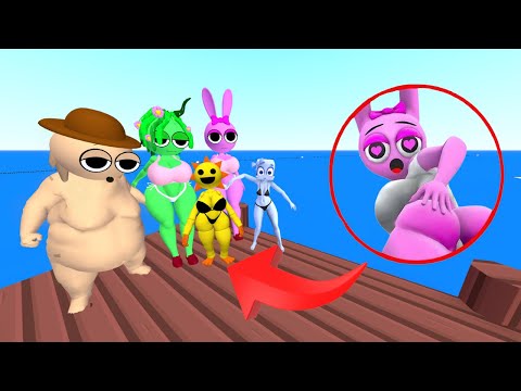 Epic Battle MISS PINKI SPUNKI AND MR SUN VS BIG TOWER In Garry’s Mod!