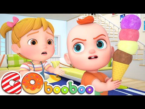 Sharing Ice Cream for Kids | Ice Cream Song | GoBooBoo Kids Songs & Nursery Rhymes