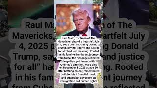 Country music star shared heartbreaking message about Donald Trump before death #trump #usa