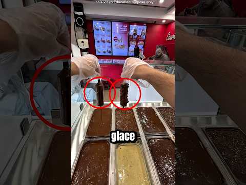 La magie de la glace au chocolat ￼