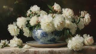 Vintage Spring Frame TV Art 4K 🌷🐰 Easter Bunny & Floral Oil Paintings | Cozy Farmhouse Aesthetic