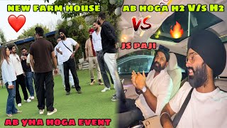 ab hoga JS paji ke sath Ninja H2 V/s H2 😍 New Farm house le liya Event ke liye ❤️ 