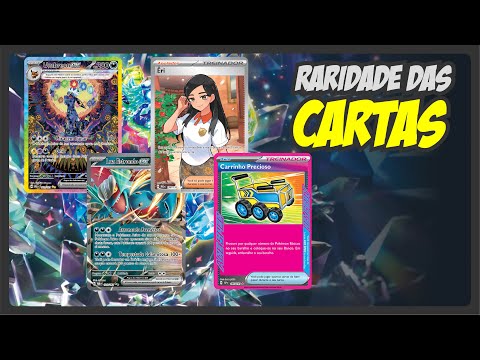 Como SABER a RARIDADE das ATUAIS CARTAS de POKÉMON TCG