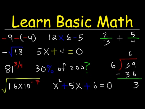 Math Videos: How To Learn Basic Arithmetic Fast -...