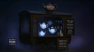 여름특집 ASMR 밤에만 열리는 유령의 찻주전자 마차👻오르골 음악과 소리들 Haunted Teapot Ambience & Music Box