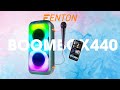 Fenton BoomBox440 Portable Bluetooth Karaoke Speaker with Lights