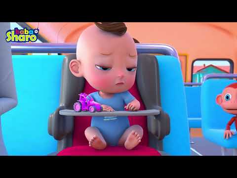 Wheels On The Bus Goes Round and Round + My Name Is - Baby songs - Nursery Rhymes & Kids Songs