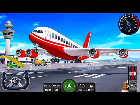 Flight airplane city pilot simulator | Plan boeing emergency landing