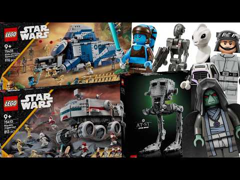 So viel Neues: LEGO Star Wars 2025 Sommer Bilder! | Turbo Tank, MTT, AT-ST,...