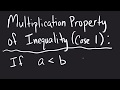 Multiplication Property of Inequalities