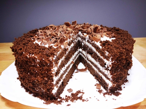 Шоколадный Торт на Кефире "ЧЁРНЫЙ ПРИНЦ"  | Нежный и Сочный | Chocolate cake