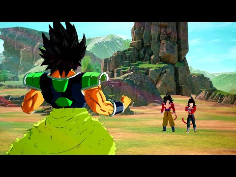 Dragon Ball Sparking Zero - Broly DBS vs Goku SS4 & Vegeta SS4 EPIC FIGHT