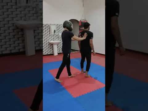 kick power #anujtkd #selfdefense self defence on road side