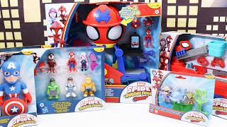 Huge Spidey And His Amazing Friends Rescue Webs Collection - Hulk - Spider-Man - Captain America