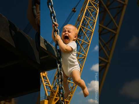 🚧 Baby Accidentally Walked Into Bridge Construction 👶