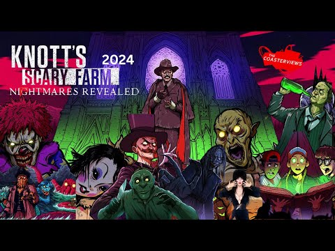 Nightmares Revealed Knotts Scary Farm 2024 [4K] Comment/Like 4 chance to win poster from event!