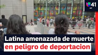 Latina con orden de deportación lucha en corte por quedarse: asegura estar “amenazada de muerte”