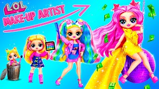 LOL Crescendo da Pobreza à Riqueza! LOL OMG DIYs e Artesanatos com Bonecas