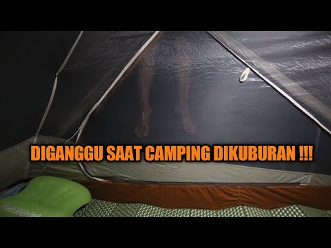 KOMPILASI CAMPING TERSERAM DIKUBURAN & DIGANGGU MAKHLUK HALUS.
