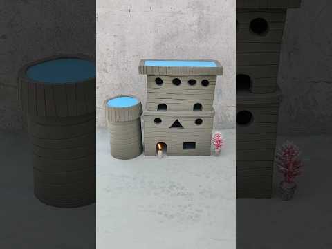 destroying a beautiful miniature clay house 😱 #19