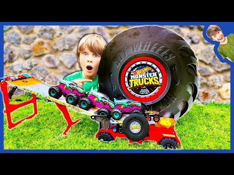 GIANT HOT WHEELS MONSTER TRUCK TIRE!