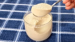 ¡Solo 3 INGREDIENTES! Delicioso, SIN AZÚCAR, ALMIDÓN NI LECHE CONDENSADA - Fácil, Rápido y Saludable