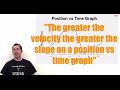 Analyzing Velocity and Position Graphs