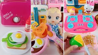 Compilation satisfying with unboxing mini kitchen set ASMR part 39