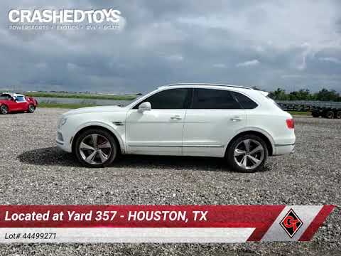 ✅ 2017 Bentley Bentayga W12 • VIN: SJAAC2ZV6HC015698 • Lot: 44499271. Wystawiony na Copart z przebiegiem 35 124 mil. Bezpłatny archiwum sprzedaży aukcyjnych z USA i szczegółowy raport historii pojazdu na DreamBid. Zdjęcie 13.