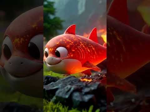 Bebê Tubarão (Criado com IA) #elementos #shorts