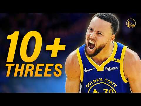 EVERY GAME Stephen Curry Made 10+ Threes ☔️