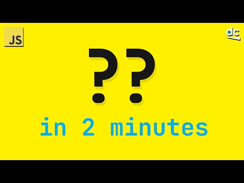 One Of The Most Important JavaScript Features - Nullish Coalescing (??) in 2 Minutes