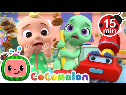 Mr. Vacuum Cleans Up! 🐶🧹[ 15 MIN LOOP ] + More CoComelon JJ's Animal Time Kids Songs
