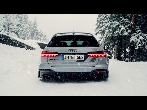 Audi RS6 GT Loves The Snow!