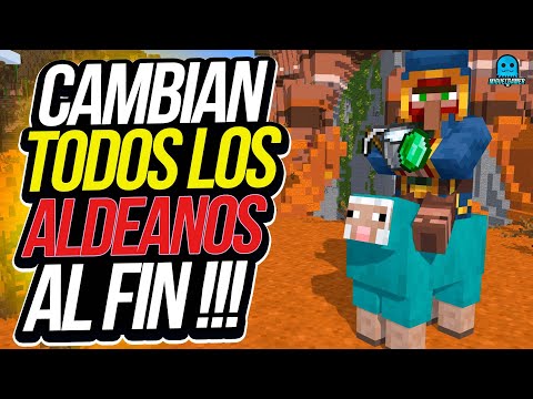 Cambian TODOS LOS ALDEANOS de Minecraft (Con el nuevo DROP)