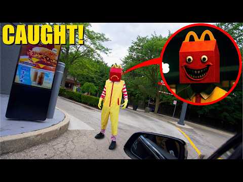 I CAUGHT THE HAPPY MEAL MAN AT MCDONALD'S! (CURSED MCDONALDS HAPPY MEAL)