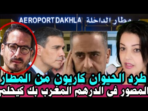 عاجل‼️برافو الحموشي يطرد الكلب فرانسيسكو كاريون من مطار الداخلة🇲🇦 انقلا ب بالجزائر و هروب تبون😂