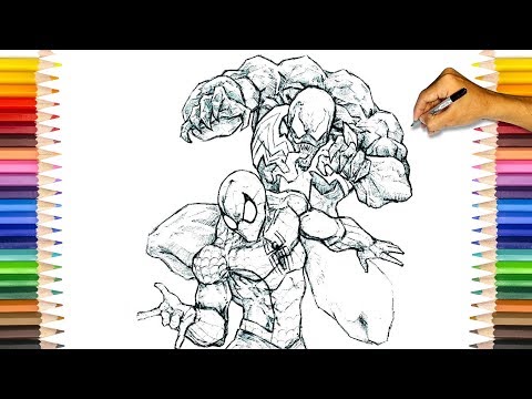 Marvel Venom Coloring Pages Printableâ - 01/2022