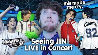 I FINALLY Saw Jin LIVE! (Emotional Reaction)