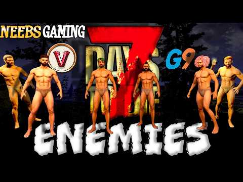 Team GLOCK9 vs. Team VERTIIGO - 7D2D competitive (ENEMIES day 1)