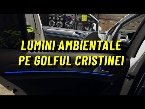 MONTAM LUMINI AMBIENTALE PE GOLFUL 7.5 AL CRISTINEI !!