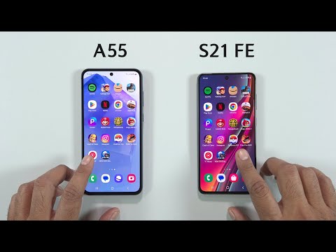 Samsung A55 vs Samsung S21 FE - SPEED TEST